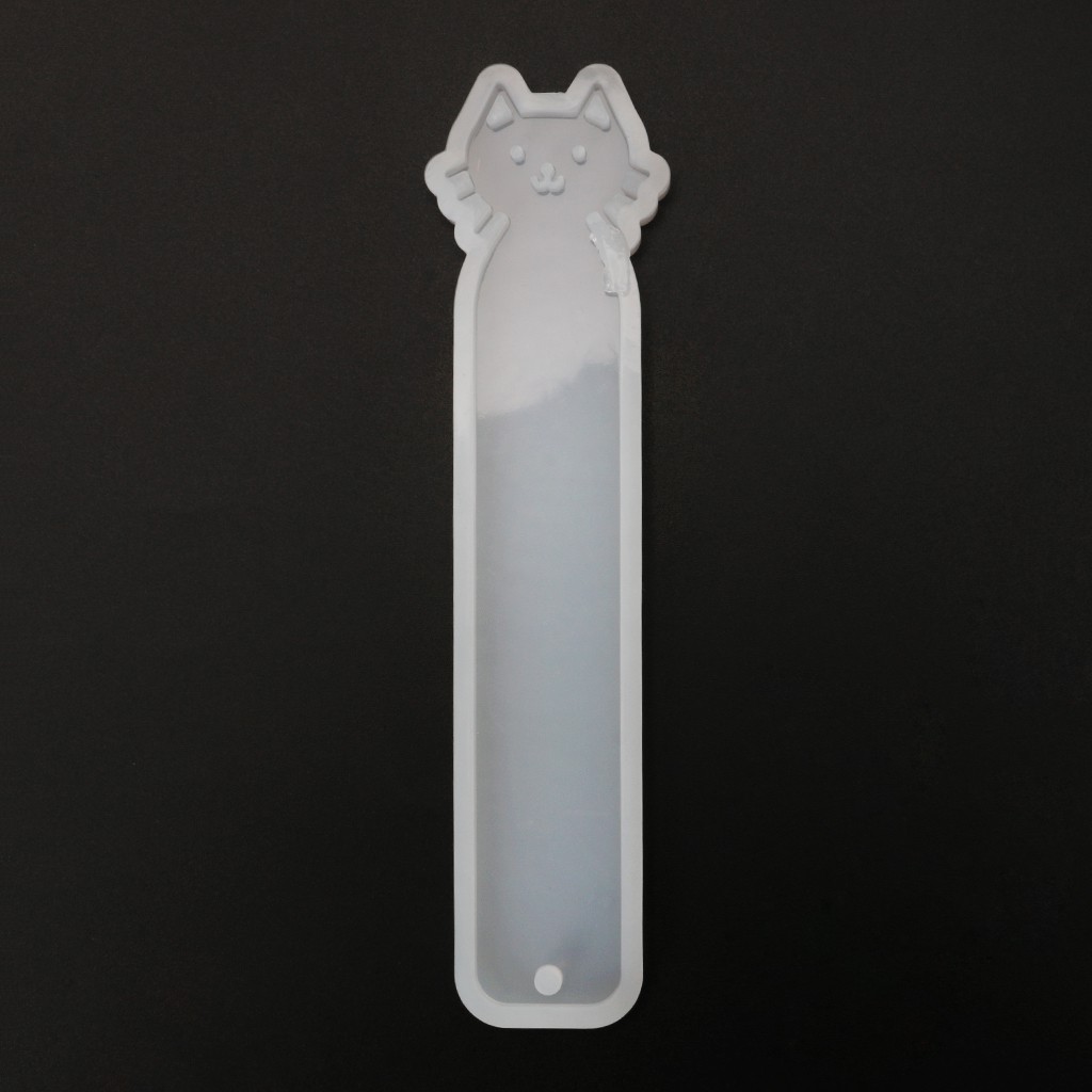 Khuôn silicon tạo hình Bookmark/trang sức hình mèo dễ thương