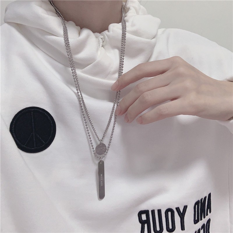Dây Chuyền Mặt Chữ 23313 Phong Cách Hip Hop Thời Trang Cho Nam Và Nữ