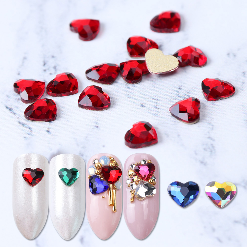 Seet 50 Hạt Charm Thủy Tinh Hình Ngôi Sao 3d Dùng Trang Trí Móng Nghệ Thuật