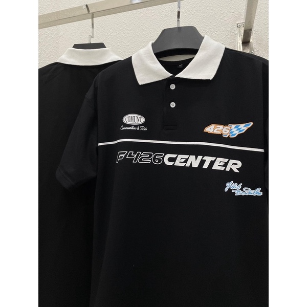 Áo thun polo F426 center áo thun cổ trụ ngắn tay chất cotton cao cấp