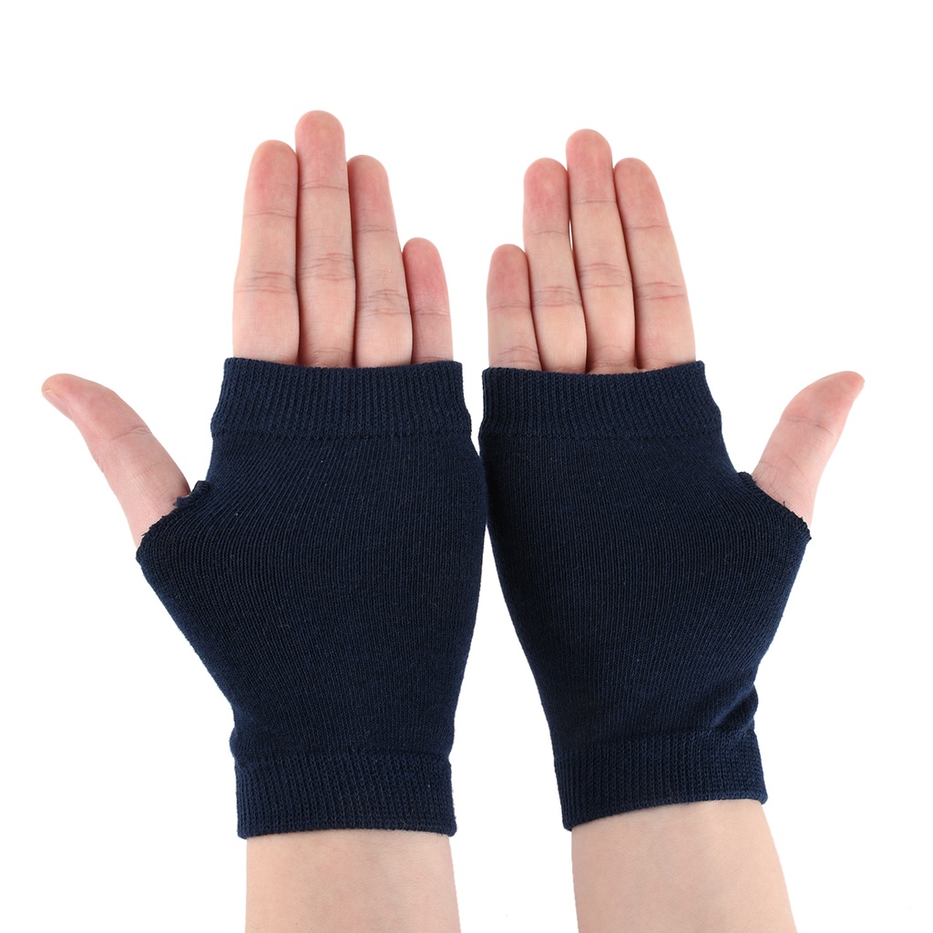 Đôi Găng Tay Len Hở Ngón Ấm Áp Thời Trang Cho Nữ