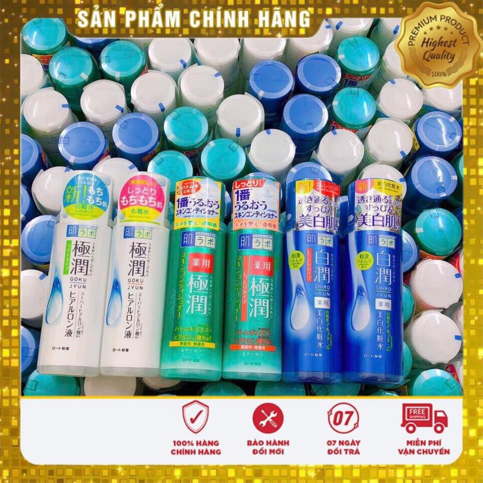 Nước Hoa Hồng Hada Labo Goku Jyun Rohto Nhật Bản 170ml (Toner Hada Labo Rohto)