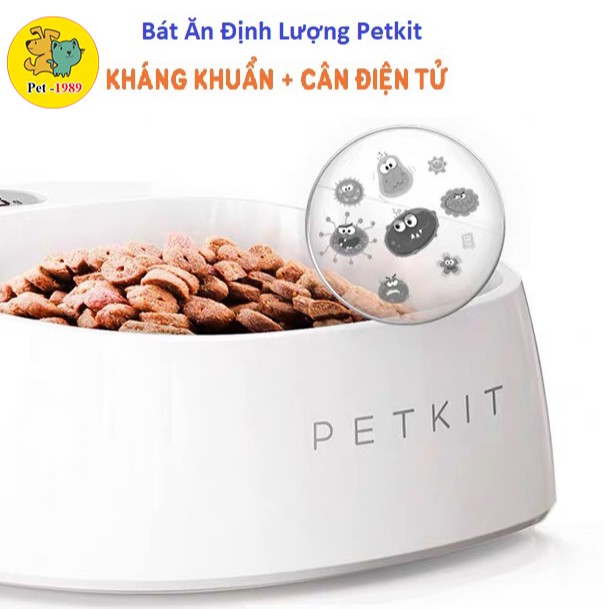 Bát Ăn Petkit Định Lượng Kháng Khuẩn Cân Điện Tử Thông Minh Pet-1989