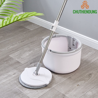 Bộ Lau Nhà Thông Minh K8 Thùng Vắt Xoay Tròn 360 Độ 10 Lít Tự Tách Chất Bẩn