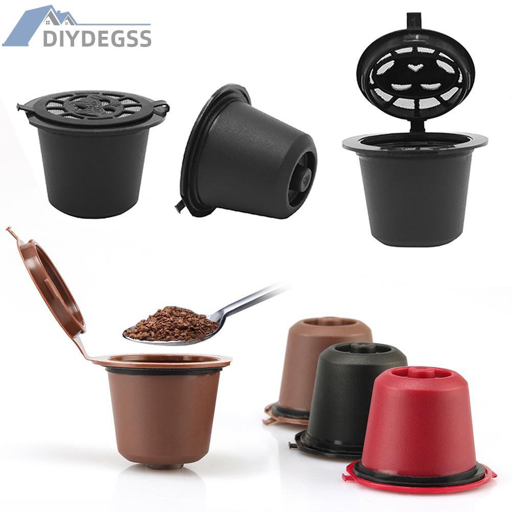 Diydegss2 Reusable Refill Coffee Capsule Filter Shell for Nespresso Coffee Machine