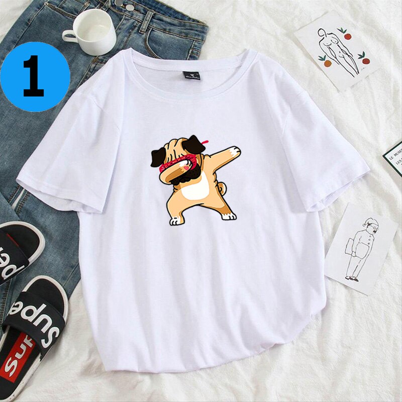 Áo Thun Tay Lỡ 🌹FREESHIP 🌹Giảm 5% khi nhập [ AO THUN NU ]-Áo Thun NỮ NAM UNISEX FORM RỘNG HÌNH CÚN CỰC NGẦU | BigBuy360 - bigbuy360.vn