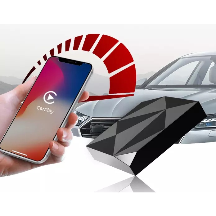 Bộ chuyển đổi Apple CarPlay không dây 4.0 CARTIZAN CP-76 tích hợp cho tất cả màn hình zin hỗ trợ CarPlay có dây