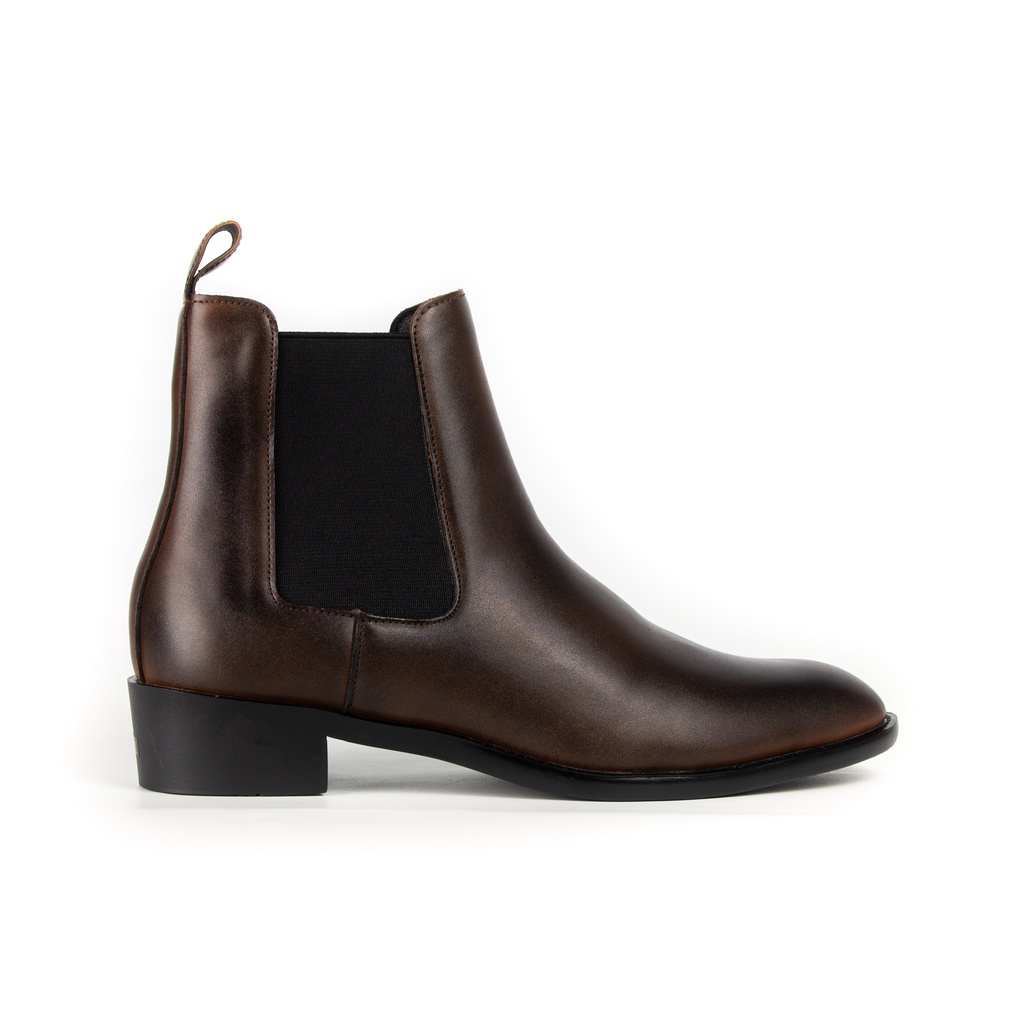 [TẶNG TẤT CAO CỔ] Giày Chelsea Boots Nam Classic, Màu Nâu độc đáo, dễ phối đồ, đế tăng chiều cao tôn dáng người mang | BigBuy360 - bigbuy360.vn