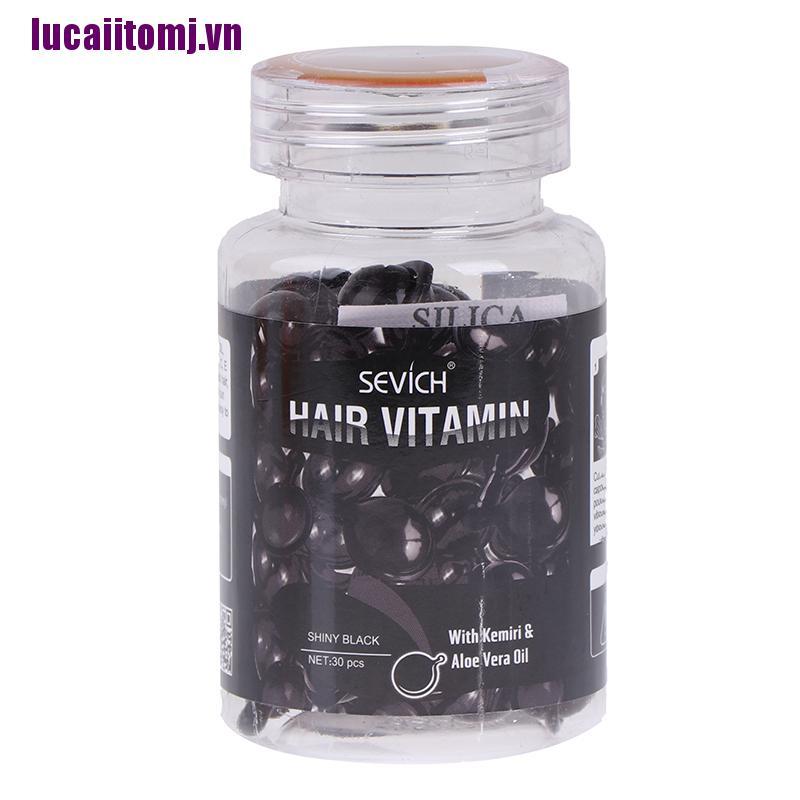 (Hàng Mới Về) Set 30 Viên Nang Chứa Vitamin Và Dầu Nuôi Dưỡng Da Đầu