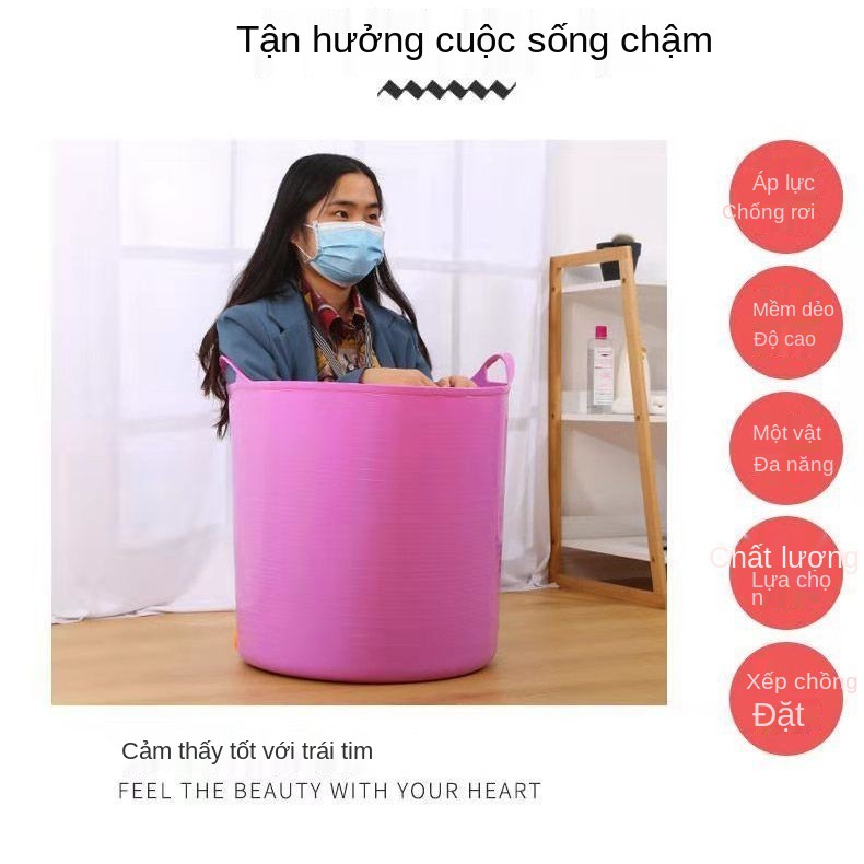 Xô tắm trẻ em, xô tắm trẻ em dày nhựa, đa năng, xô đựng tăng đơ, xô tắm dày, bồn tắm