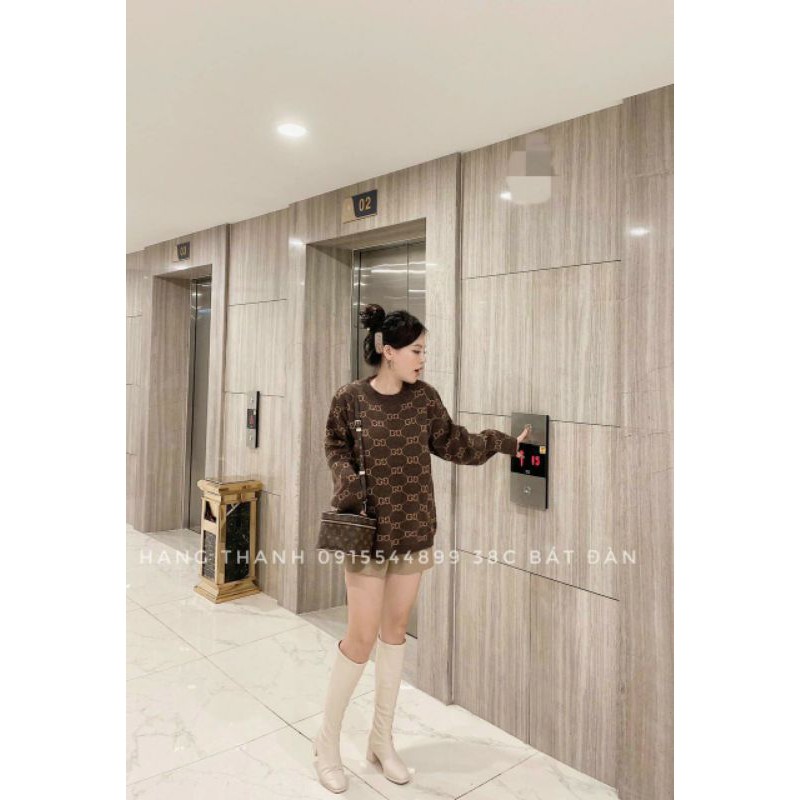 Áo len họa tiết G.C