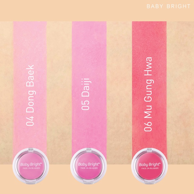 Phấn má hồng Baby Bright Face On Blusher 5g | BigBuy360 - bigbuy360.vn