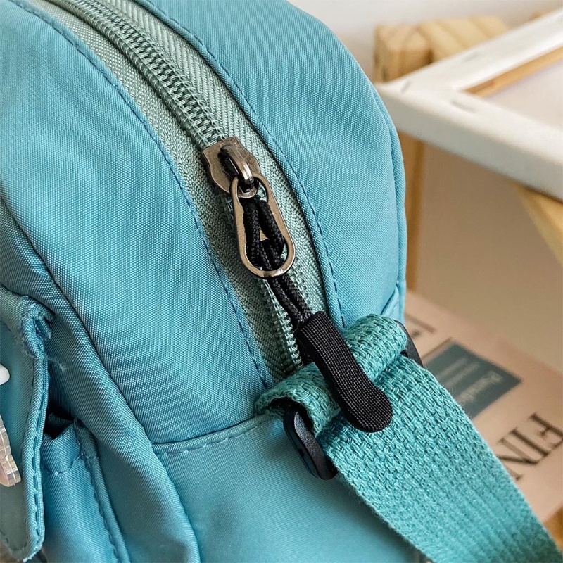 Túi Đeo Chéo Vai Bằng Da Nylon Trong Suốt Thời Trang Sành Điệu Cho Nữ