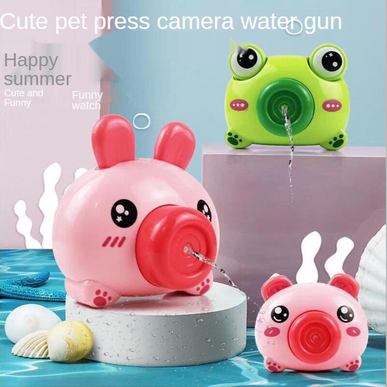 Máy Ảnh Đồ Chơi Hình Chú Heo Bơi Lội Xinh Xắn Cho Bé