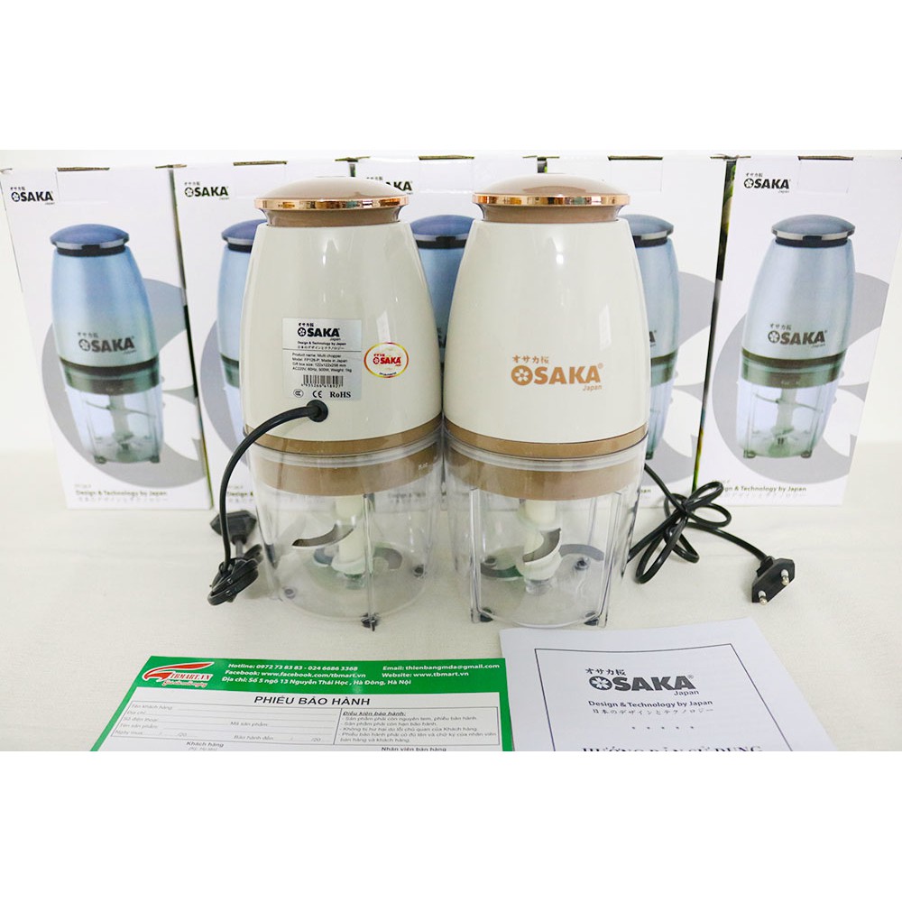 [Freeship] Máy xay đa năng OSAKA Nhật Bản phân phối bởi JubileeMart 350W- 750ML BẢO HÀNG 1 NĂM