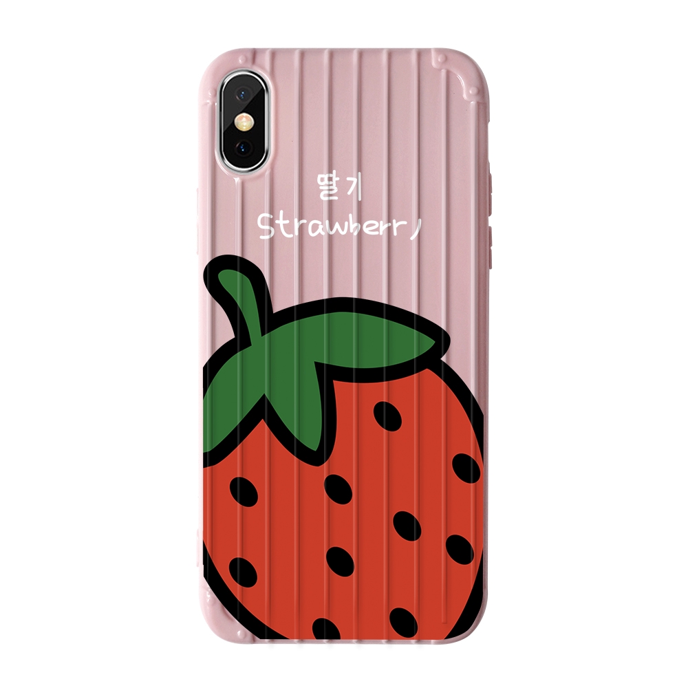 Ốp điện thoại TPU silicone mềm in hình trái cây iPhone 6 6s 7 8 6plus 8 X XS MAX XR 11 11Pro 11ProMax Fruit Case | BigBuy360 - bigbuy360.vn