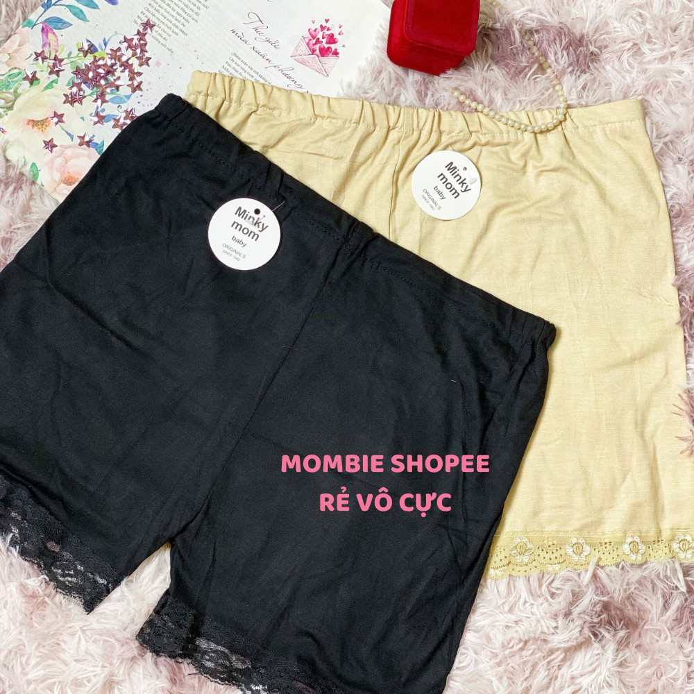 Quần đùi mặc váy, đồ bầu siêu mềm mại, có dây chỉnh eo mặc không có cảm giác gò bó siêu co giãn thoải mái