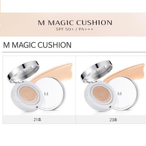 Phấn Nước MISSHA M Che Khuyết Điểm Hoàn Hảo, Kiềm Dầu Cushion SPF 50+ PA+++ 15g | BigBuy360 - bigbuy360.vn