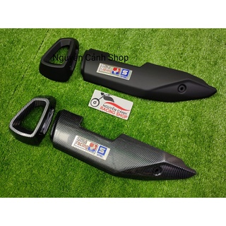 Chụp pô winner X 150 tem nhôm uma racing