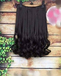Tóc kẹp Xoăn Đuôi 60cm- Hình chụp thật