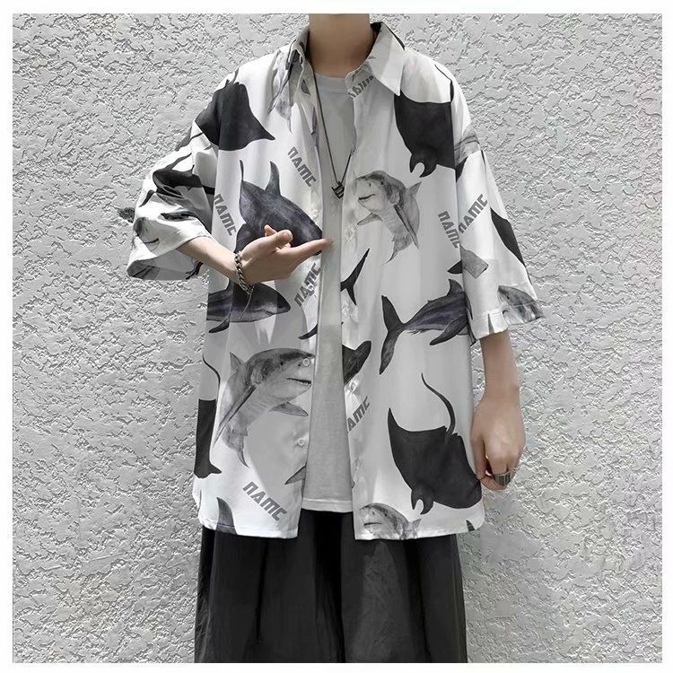 Áo polo Tay Ngắn Dáng Rộng Thời Trang Mùa Hè Cho Nam