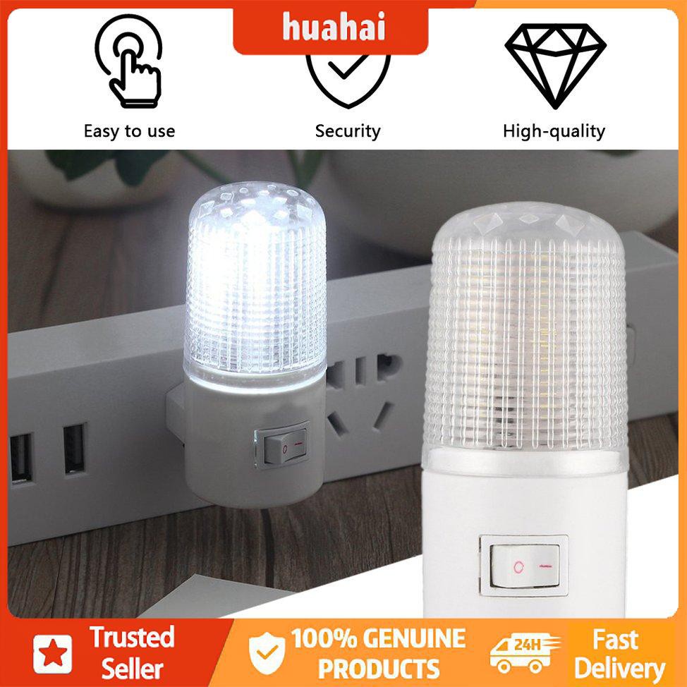 Đèn ngủ 4 LED treo tường phòng ngủ giắc cắm US 1W