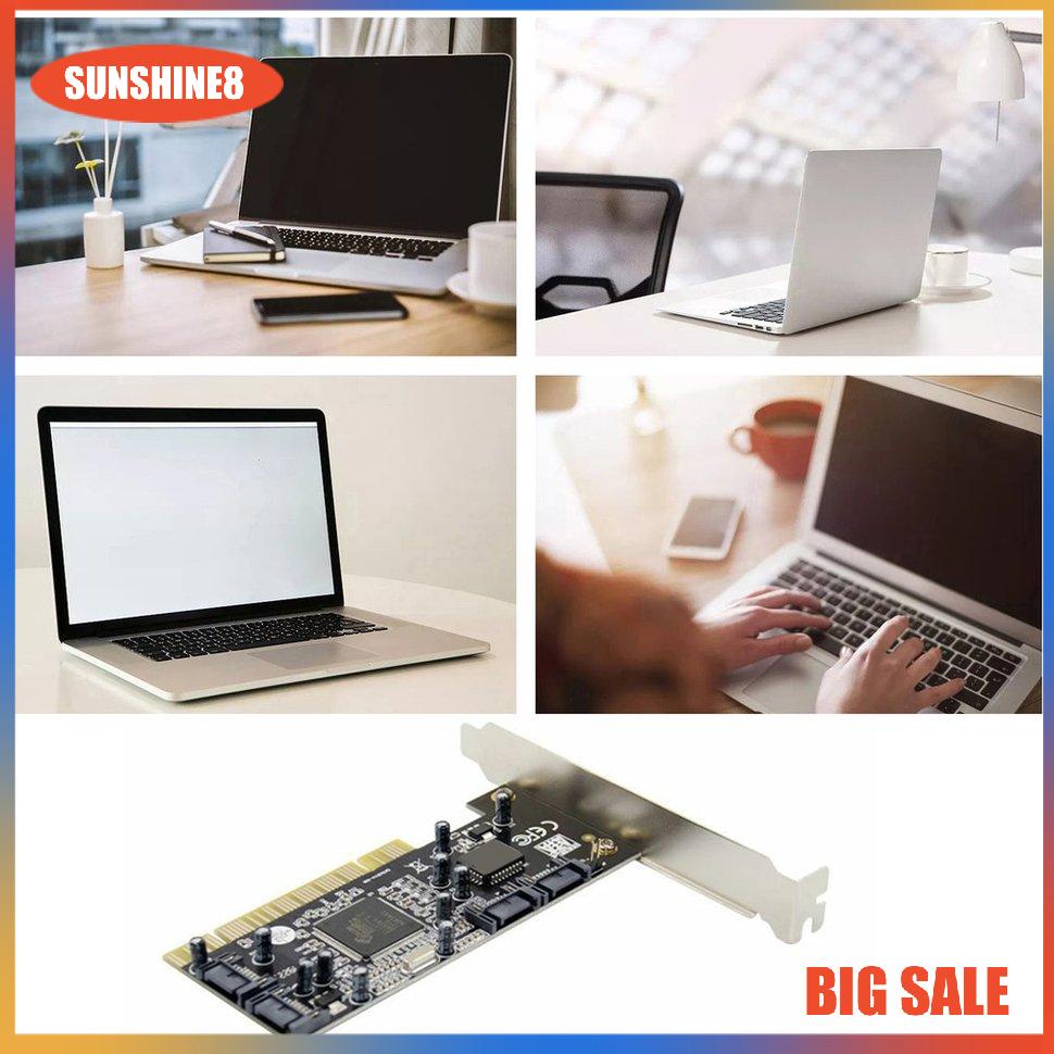 【SUN】PCI To SATA Conversion Card 4-port Expansion Built-in Adapter For The Adapter