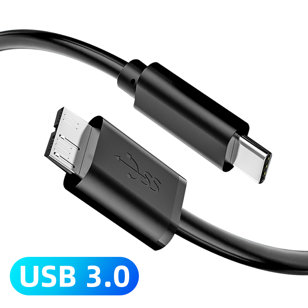 Cáp ổ cứng HdoorLink Usb C sang Micro B 3.1 Type C HDD dữ liệu 5Gbps cho điện thoại thông minh/camera/laptop