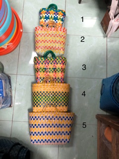 Giỏ Nhựa Đan