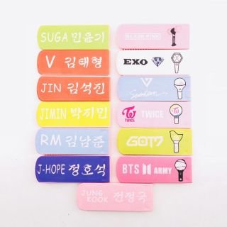 LƯỢC KÈM GƯƠNG MINI BỎ TÚI BTS BLACKPINK EXO SEVENTEEN GOT7