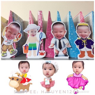 chibi trang trí sinh nhật cho bé cao 60cm