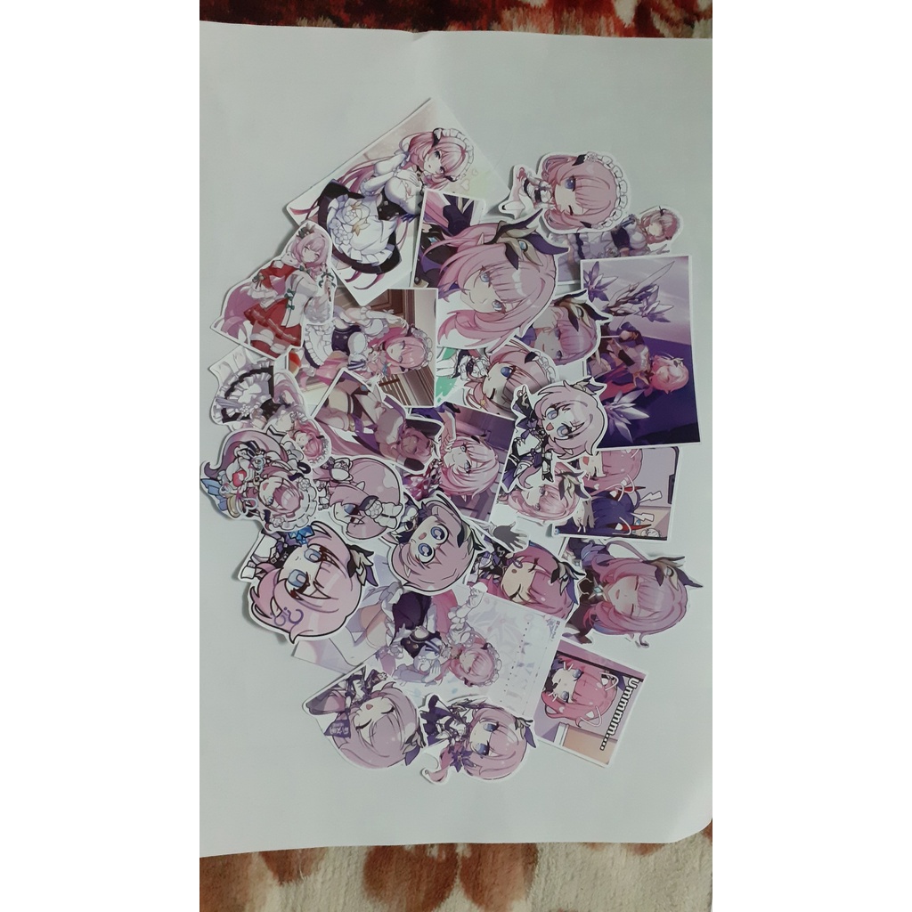 - Set 10/15/30 Sticker Elysia game Honkai Impact  dán trang trí  ...siêu đẹp