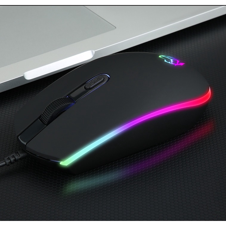 Chuột máy tính chơi game ZTU Smart G17 có dây LED RGB DPI 3600 thiết kế công thái học phù hợp cả gaming và văn phòng