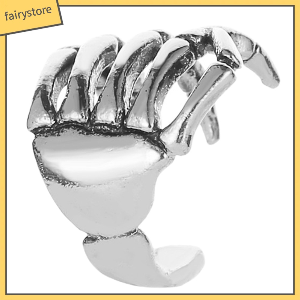 Khuyên kẹp vành tai họa tiết đầu lâu cá tính