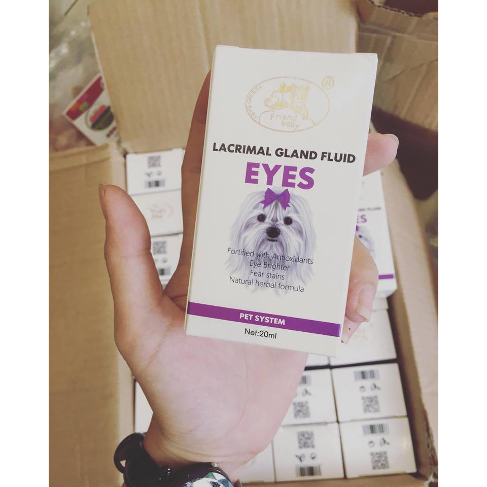 Siro Uống Chống Chảy Nước Mắt Ở Chó Mèo Lacrimal Gland Fluid Eyes 20ml