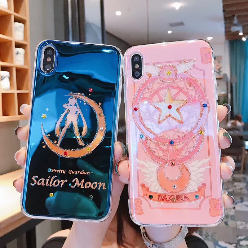 XiaoMi Mi8 Mi8se Mi8pro Mi8lite MiNote3 Mi5X Sailor Moon cây đũa thần tiên vỏ điện thoại