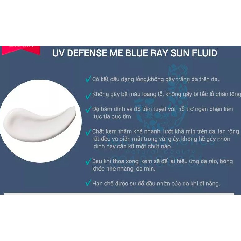 150ML - MẪU MỚI - Kem chống nắng MAKE UV DEFENSE ME DAILY SUN FLUID