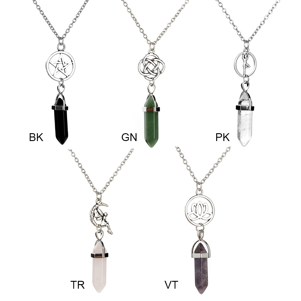 Vòng cổ Mặt Ngôi Sao, Bông Sen Lục Giác Nhiều Màu JP5