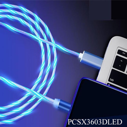 FREESHIP 50KCáp sạc nam châm dây phát sáng xoay 360 độ cao cấp cho iphone | micro USB | Type C