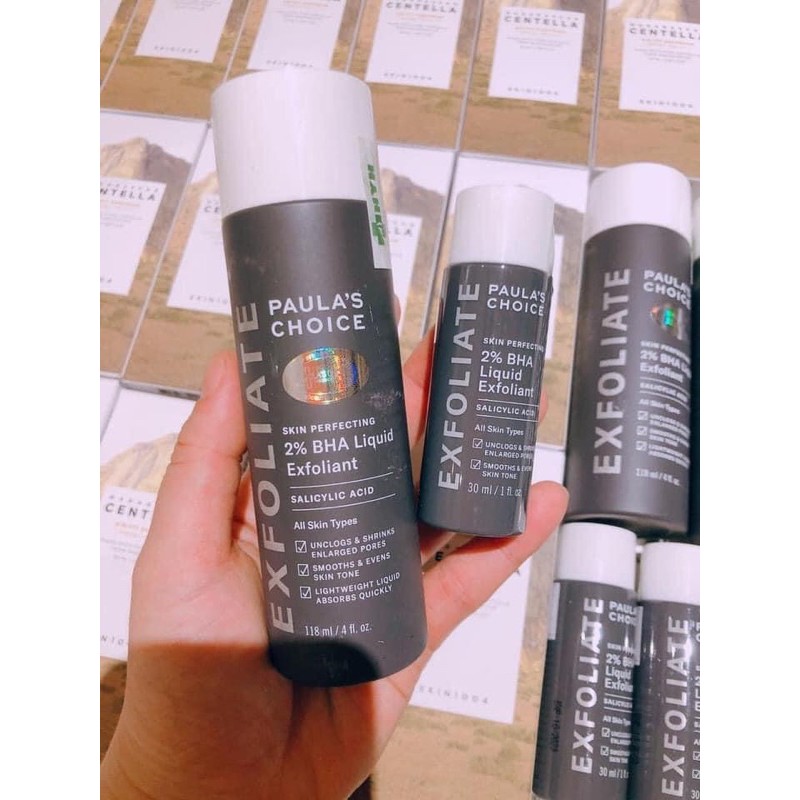 Tẩy da chết hoá học Bha pc 2% liquid dạng nước