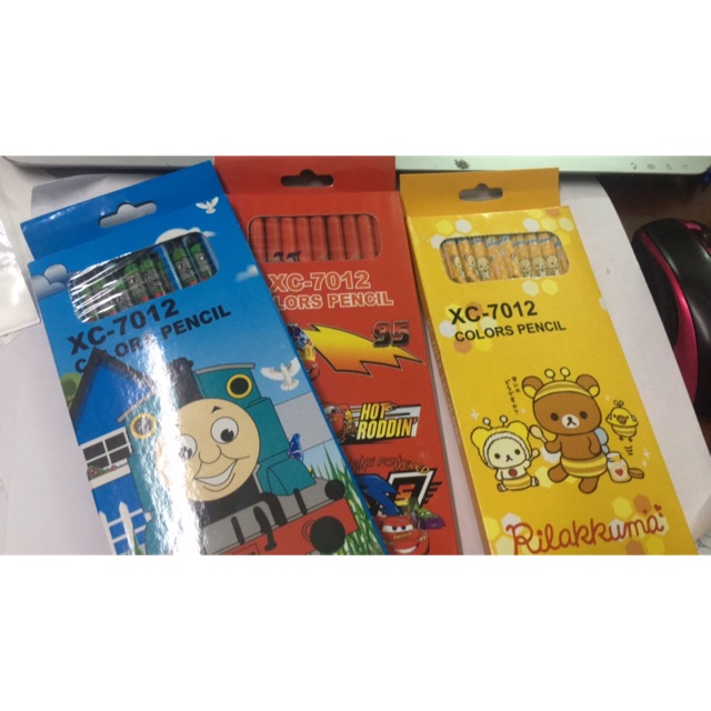 Hộp Bút chì màu gỗ 7012 (12 màu)