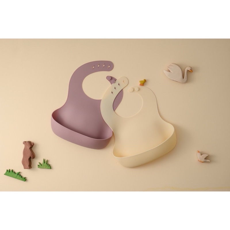 [SAMIMI] Yếm ăn dặm silicone phong cách Hàn Quốc cho bé từ 6 tháng tuổi