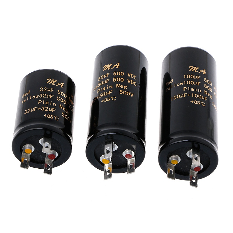 Tụ Điện 100 + 100uf 50 + 50uf 32 + 32uf 500V Chất Lượng Cao