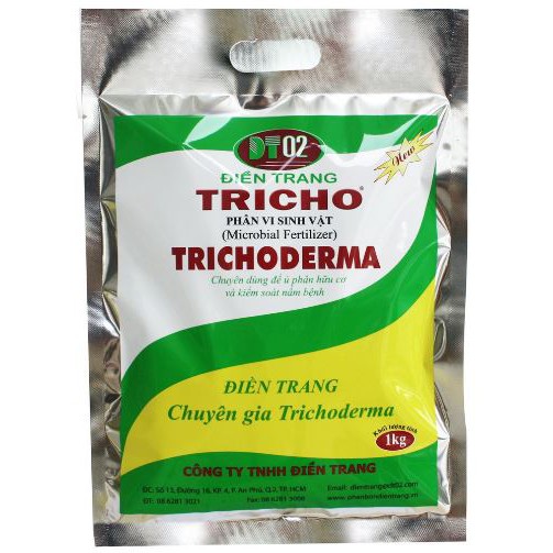 Phân vi sinh vật TRICHODERMA chuyên dùng ủ phân hữu cơ và kiểm soát nấm bệnh 1kg