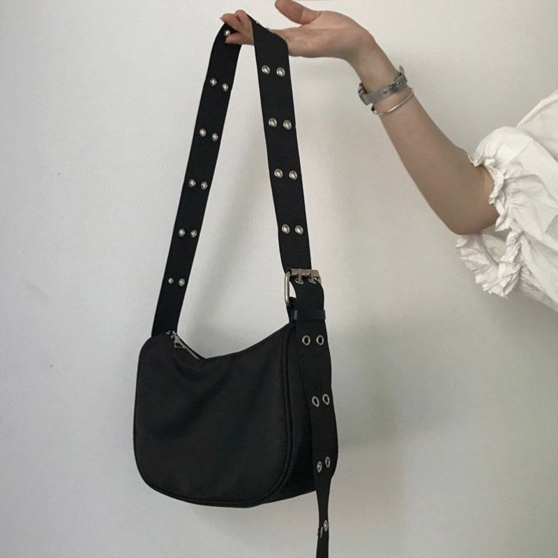 Túi Vải Nylon Retro Thời Trang Thiết Kế Phong Cách Hàn Quốc Đơn Giản