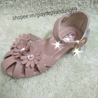 Sandals bé gái rọ đính bông hoa đính ngọc