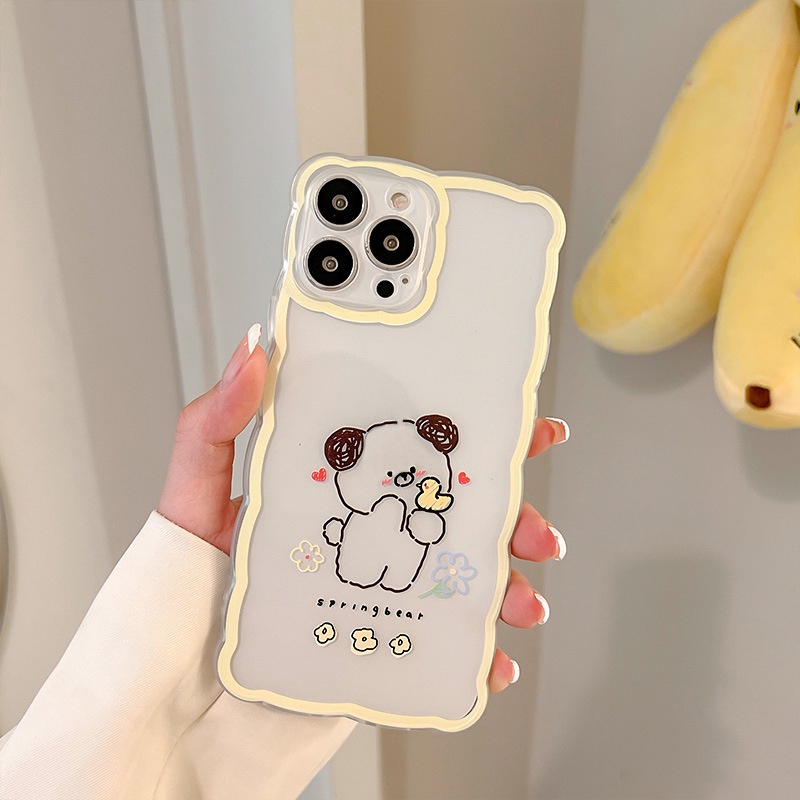 Ốp lưng iphone Ốp Điện Thoại Họa Tiết Sóng Biển Lớn Sáng Tạo Cho iPhone 13Pro 11 12 xr 6 7 8plus 14 Dinuo case