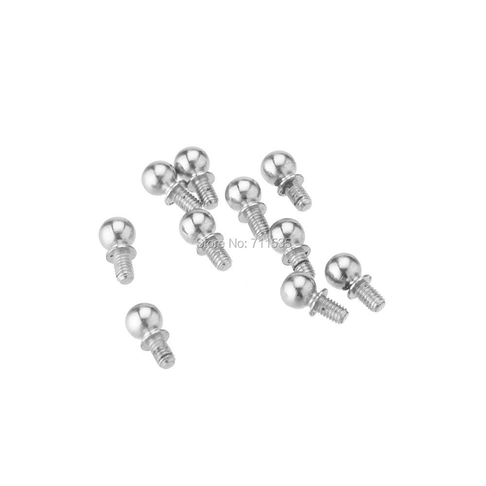 10 cái Vít A949-46 Bộ vít đầu bi 10,8 * 4mm Vít cho Wltoys A949 A959 A969 A979 Bộ phận ô tô RC