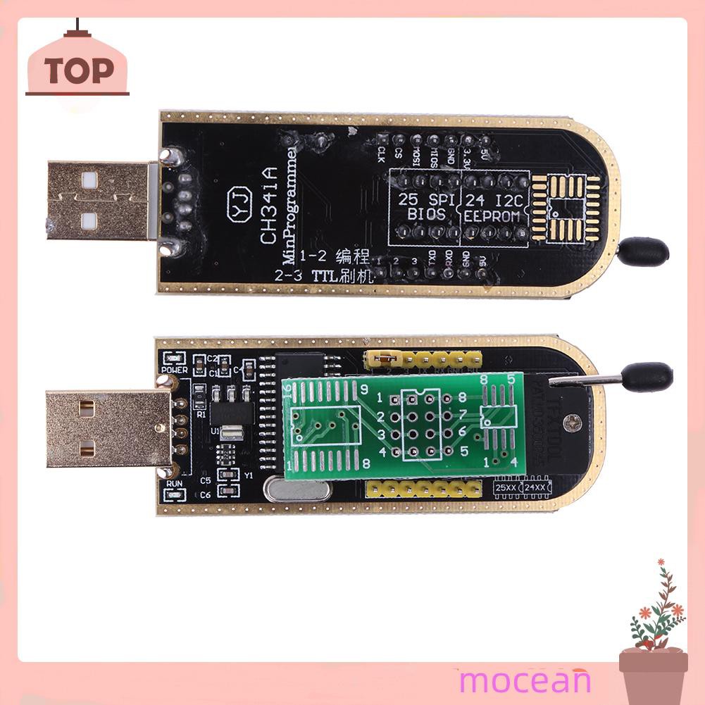 Mocean USB Programmer CH341A Series Burner Chip 24 EEPROM BIOS Writer 25 SPI Flash