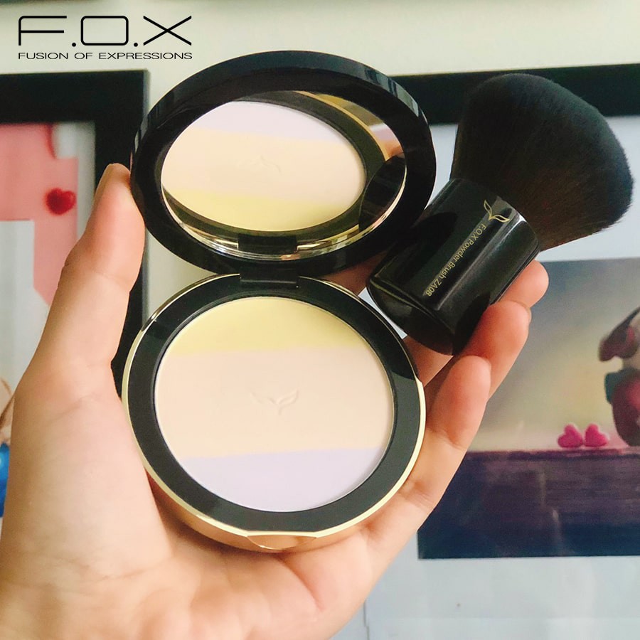 Phấn Nén Kiềm Dầu Siêu Mịn Da FOX Pressed Powder 12g | BigBuy360 - bigbuy360.vn